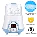Baby Bottle Warmer ,Bottle Sterilizer 6-in-1 with Breast Milk ,Formula Warmer ,Baby Food Heater,Defrost,Yogurt Maker,Reservation Function,Real-time LCD Display and Precise Temperature Control,Fit Most Brands Baby Bottles