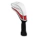 TaylorMade Aero Burner Hybrid/Rescue Headcover White/Red/Grey