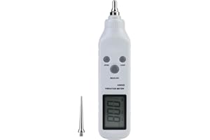 Vibration Meter Tester Analyzer AS63D Sensitivity Accelerometer LCD Backlight Portable with Long Short Probe for Power Petroc