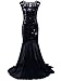 Vijiv 1920s Long Prom Dresses Sequins Beaded Art Deco Evening Party V Neck Back