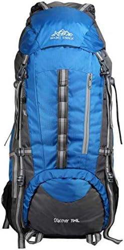 MOUNT TRACK 75 Ltrs ,38 cms Rucksack (9107_stripes_aqua_Teal Blue_X-Large)
