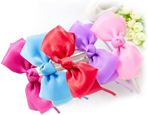Calliar Cute Kids Fashion Girl's Headbands Hair Accessories With Multi Color(5Pack,Cute Bow)
