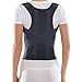 TOROS-GROUP Comfort Posture Corrector and Back Support Brace / 100%-Cotton Liner Large Black