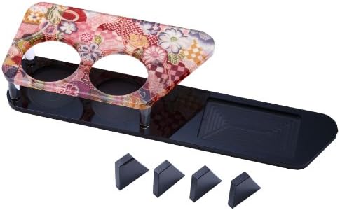 MaiAn Kyoto Hitokoshi yuzen acrylic cup holder Toyota Hiace rear peach KPHR03