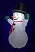 Homegear 8 ft Christmas Inflatable Value Pack - Air Blown Santa Claus + Snowman