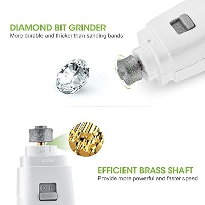 Omorc Lime Dongles Chien Chat Broyeur à Ongle Electrique