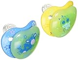 NUK Night Glow in the Dark Pacifiers in Assorted Colors and Styles, 0-6 Months
