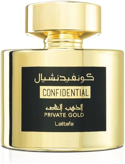 Lattafa Confidential Private Gold Unisex 3.4 oz EDP Spray