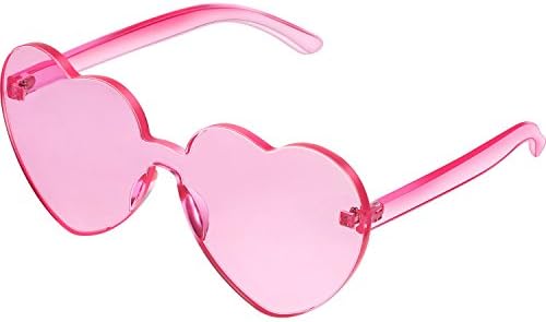 Maxdot Heart Shape Sunglasses Party Sunglasses