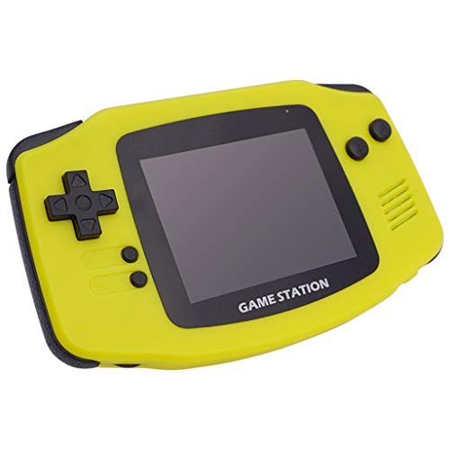 yuemizi Retro Mini Handheld Video Game Console Gameboy Built-in 400 Classic Games (Yellow)