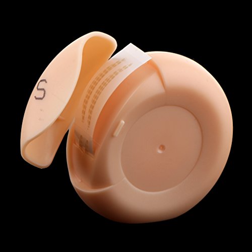 SunniMix 150 Pairs Large/Small Breathable Eyelid Tape Paste Super Invisible Double Eyelid Sticker - Orange S