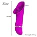 Clit Bullet Vibrator for Female, Tongue Sex Toy Oral Stimulator, Fovel Soft Cunnilingus Licking Dildos Clitoral 30 Modes Vibe Tickler Adult Women Nipple Solo Orgasm Vaginal Anal Massager Quiet