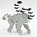 Nanoblock Ring-Tailed Lemur Building Kit