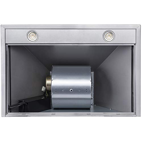 5 Mounted+Brushed+Stainless+Lights+Ductless