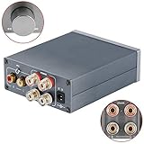 2 Channel Stereo Audio Class D Amplifier Mini Hi-Fi Professional Digital Amp for Home Speakers 50W x 2 - V1.0G