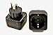 VCT Electronics VP13 Converts European/German Shucko plugs To USA Outlet Plug Adapter