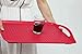 ChopMaster Rectangular Serving Tray with Handle (Large, Red)