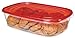 Rubbermaid TakeAlongs Food Storage Containers, 20 Count, Tint Chili,