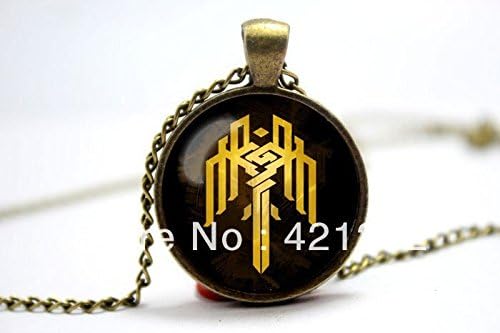 Pretty Lee 2015 Fashion Dragon Age Ii Da2 Kirkwall Hawke Crest Inspired Glass Cabochon Dome Pendant Christmas gift