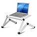 Furinno K6-WH Premium Aluminum 360 Adjustable Portable Folding Lapdesk,White
