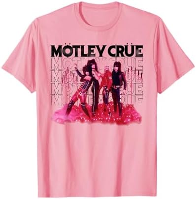 Amazon.com: Mötley Crüe – Too Fast Motorcycle Shift On Pink T