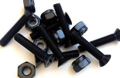 FunBox Longboard Skateboards Cruiser Hardware Screws 1" 1.25" 1.5" 1.75" 2" Black Color