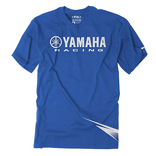 Factory Effex Unisex-Child Yamaha Strobe Youth T-Shirt (Blue, Small), 1 Pack