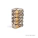Mind Reader K-Cup Holder, Coffee Pod Holder Holds 30 K-Cups, Metal Mesh, Gold