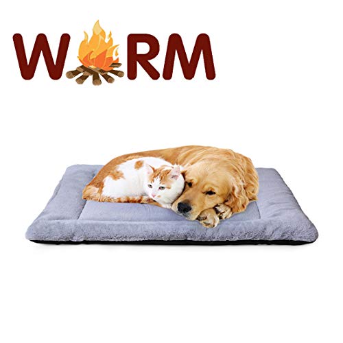 PETSGO Super Soft Crate Mats(1 in High Dog & Cat Beds for Crates（Not