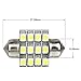 Partsam Festoon 28mm LED Light Bulbs for Interior Lights Map Dome Door Courtesy Light Bulbs DE3021 3175 -White 6Pcs