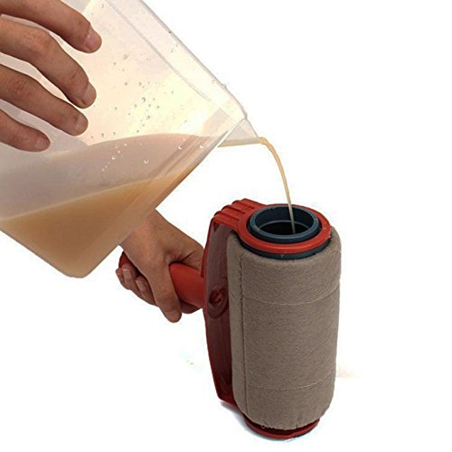Toyofmine Paint Handle Flocked Roller Brush Runner Wall Painting Edger Room 5Pcs/set - Thumbnail 5
