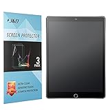 J&D Compatible for 3-Pack iPad Pro 12.9 2017 Screen Protector, [Anti-Glare] [Not Full Coverage] Matte Film Shield Screen Protector for New iPad Pro 12.9 inch (Release in 2017) Matte Screen Protector