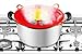 Calsuno Spill Stopper Silicone Pots Pans And Spill Stopper, Boil Over Safeguard,Silicone Spill Stopper Pot Pan Lid Multi-Function Kitchen Tool