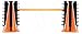Champion Sports MHCSET Hurdle Cone Set,Adjustable