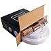 WELLIFE 125 PCS Rose Gold Plastic Plates, Includes: 25 Dinner and 25 Dessert Plates, 25 Forks, 25 Knives, 25 Spoons for Party,Disposable Dinnerware Set