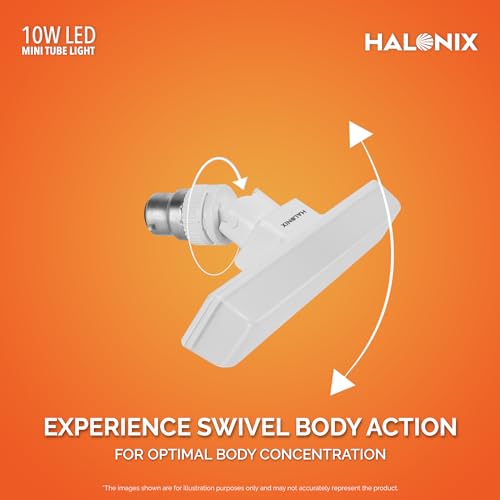 Halonix 10 Watts B22d LED bulb tube Light Cool White, Pack of 1, T-bulb 1