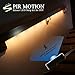 Sensky Motion Sensor LED Under Cabinet Lighting Kit Extendable Under Counter LED Light with Motion Sensor, Power Adapter for Gun Safe Light, Shelf, TV Wall Lighting (8.2FT,3000-3500K)