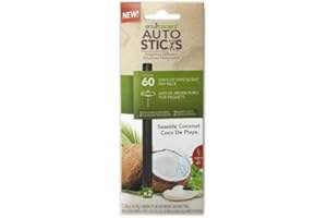Enviroscent(TM) - AutoSticks Fragrance Diffuser Sticks 2-Pack, Seaside Coconut