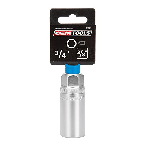 OEMTOOLS 22882 3/4 Inch Spark Plug Socket, Spark Plugs Socket