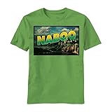 Star Wars Greeting From Naboo Green Men's T-Shirt