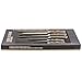 La Cote 5 Piece Chef Knives Set Japanese Stainless Steel Pakka Wood Handle In Gift Box (5 PC Chef Knife Set)