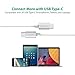 RAVPower 2 Pack Fast Charging Type C Cable USB C To C Charging and Sync Cable, USB C 6.6ft Cable for New MacBook, Samsung Galaxy S8, Nexus 5X 6P, Nintendo Switch, Google Pixel