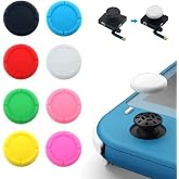 1PCS 3D Analog Joystick Cover Thumb Stick Cap Replacement for Nintendo Switch Lite?Analog Thumb Stick Cap for Joy Con Controller (Black)