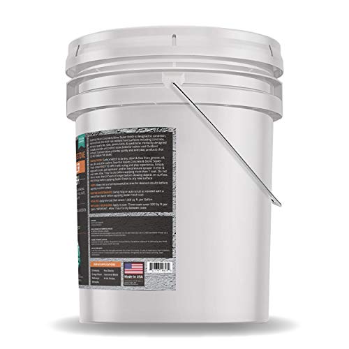 Essential Values 5 Gallon Concrete Sealer (Covers 7500 Sq Ft) Made in