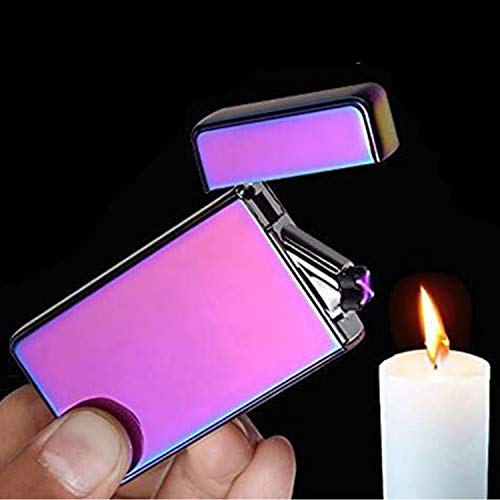 LcFun Dual Arc Plasma Lighter USB Rechargeable Windproof Flameless