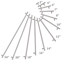 Flexzion 25 Pack Kitchen Cabinet Knobs T Bar