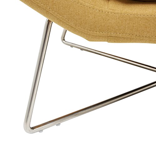 Rivet Farr Lotus Accent Chair Mid Century Modern Lotus Sitting Postion