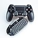 MakeTheOne PS4 Wireless Mini Bluetooth Keyboard - Perfect suitable KeyPad Adapter for DualShock Controller for PlayStation 4 [Black]