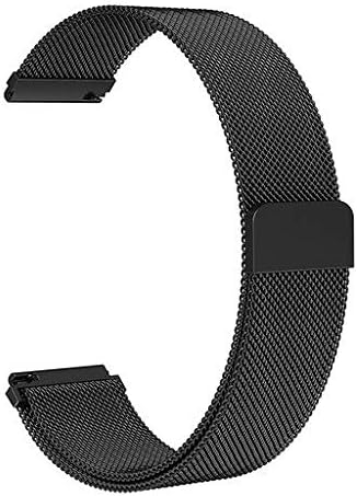 Lyperkin Samsung Galaxy Watch 42mm, Premium Luxury Milanese Magnetic Loop Stainless Steel Metal Bracelet Wristband Strap Band Replacement Strap Compatible with Samsung Watch.
