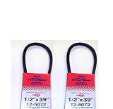 (2 Pack) 5072 Rotary Belt Set Compatible With Ariens 07200431, 72130, 07213000